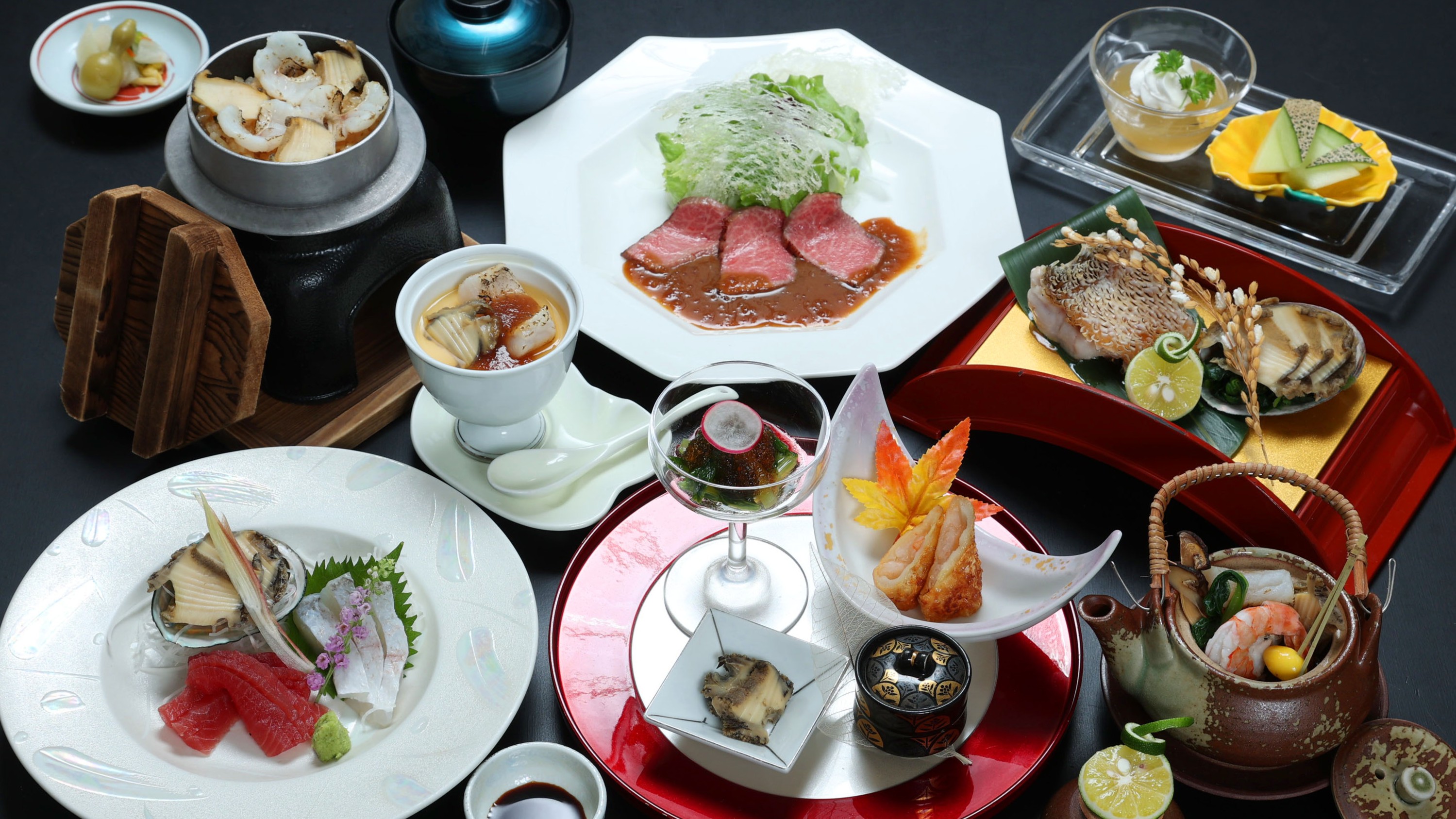 おいでませ長州山口へ！ぶちうまいっちゃ！～鮑と甘鯛の宴～ [12～2月限定]