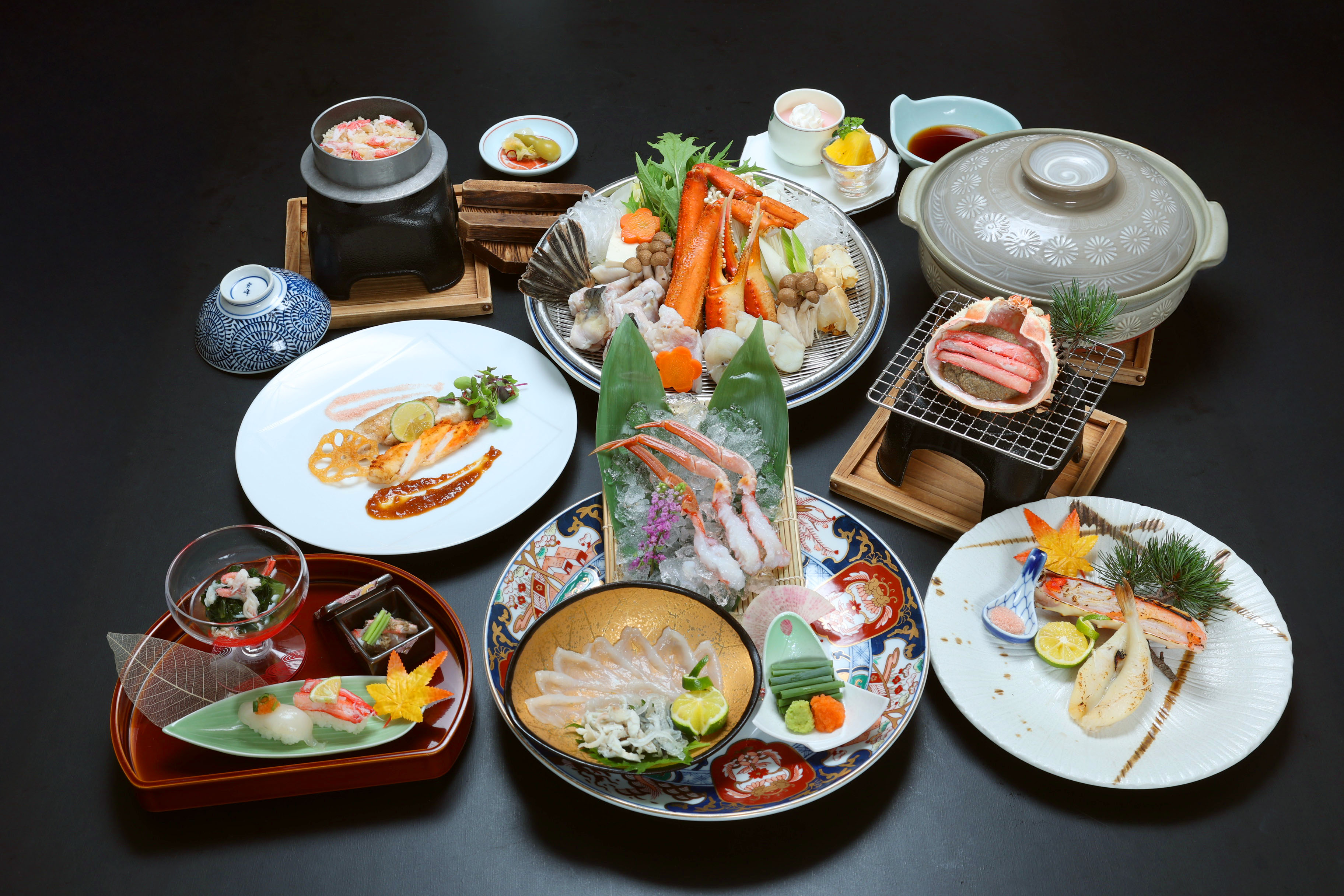 【冬のご褒美】三大冬の味覚プラン　～タラバ蟹＆ズワイ蟹×本場山口ふぐの饗宴～(11～2月限定）