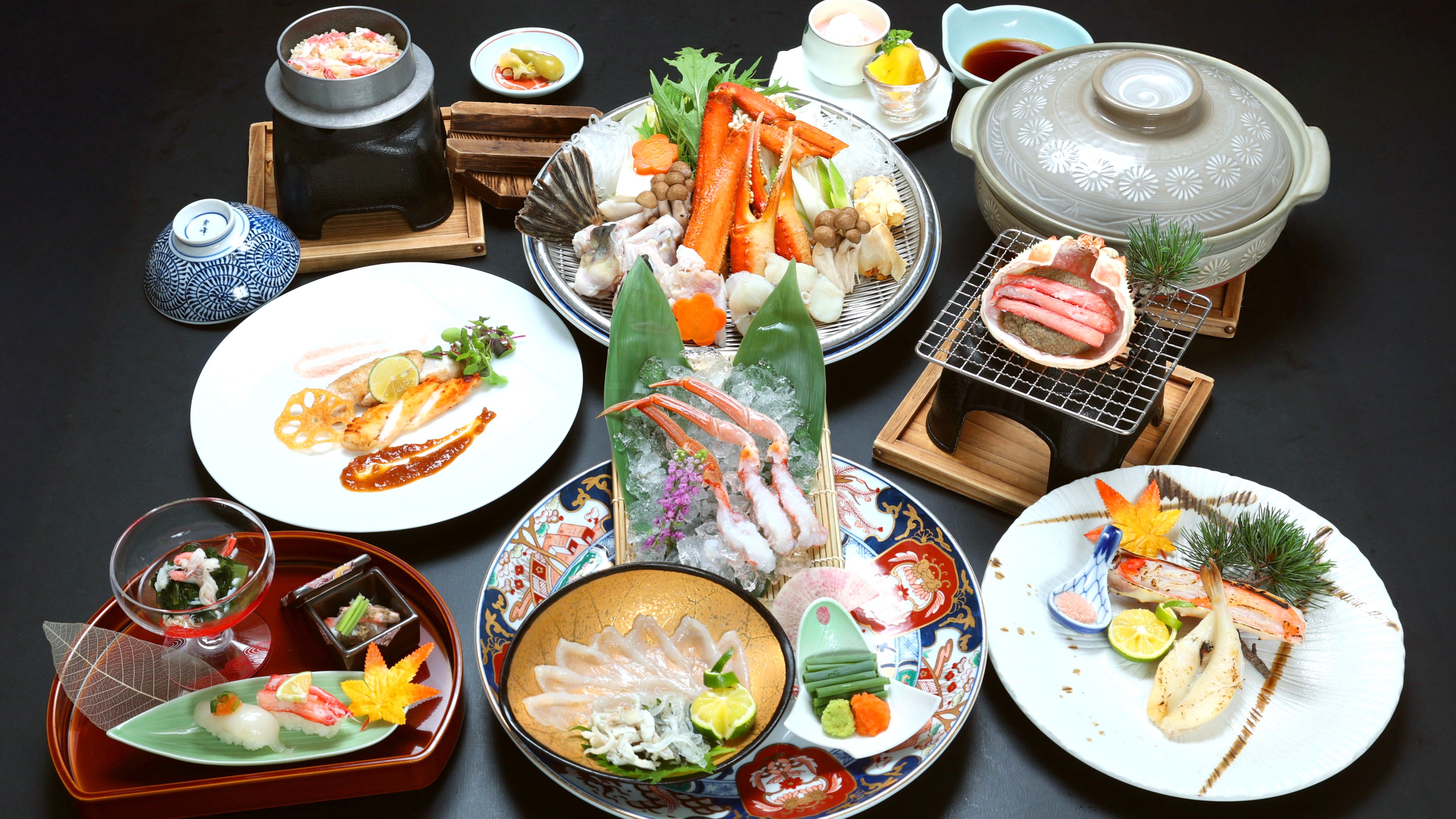 【冬のご褒美】三大冬の味覚プラン　～タラバ蟹＆ズワイ蟹×本場山口ふぐの饗宴～(11～2月限定）